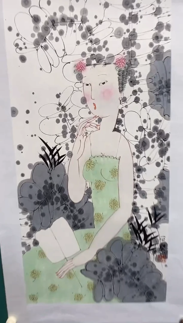 国画欧阳石坚国画作品福利