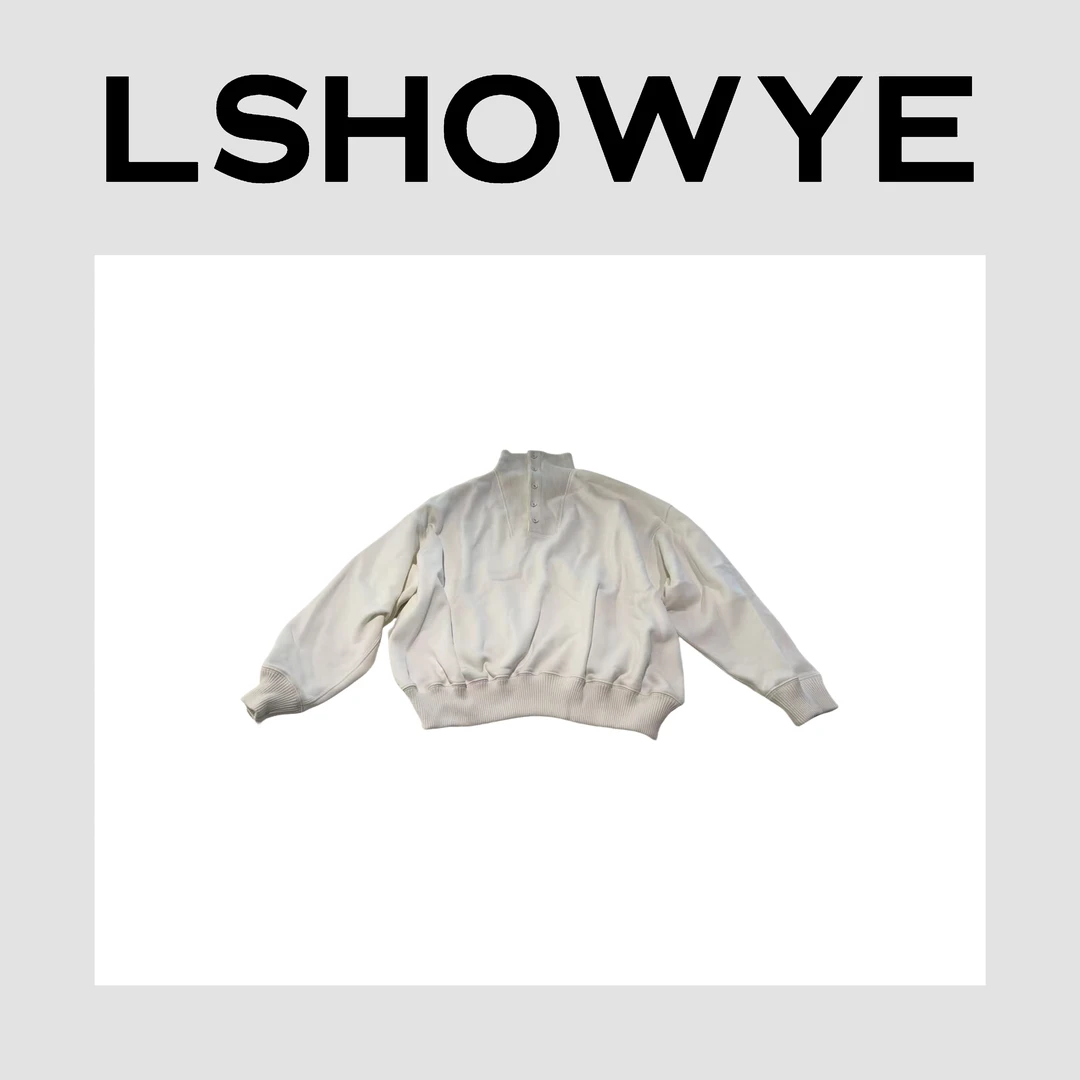 LSHOWYE｜设计师排扣立领设计卫衣 L019