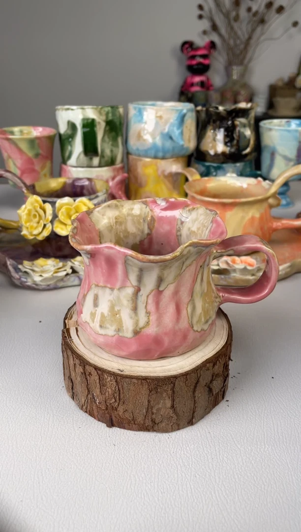 木泽若芳咖啡杯 孤品