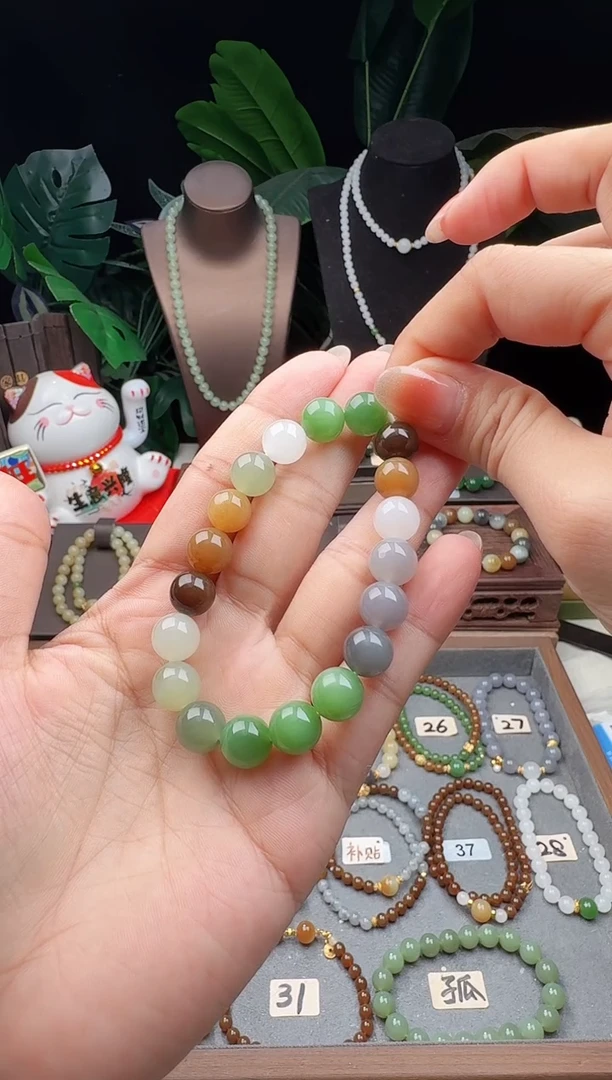 未镶嵌手串和田玉精品10m左右多宝手串