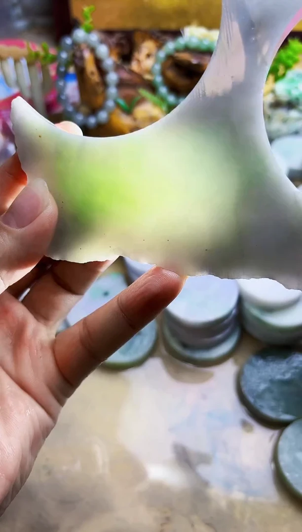 翡翠挂件未镶嵌A货常星727