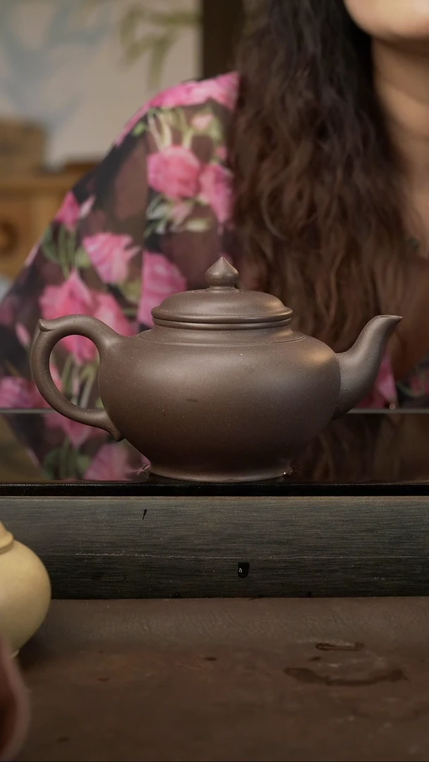 茶壶紫砂12 笑樱 天青泥 370cc