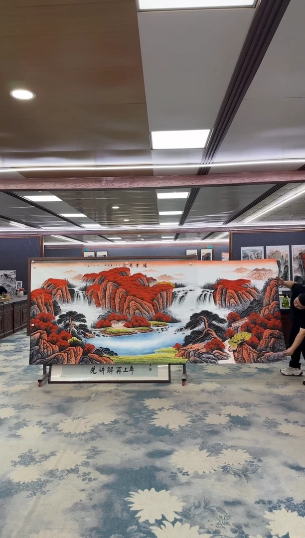 国画W-刘雪红-大丈二-山水国画