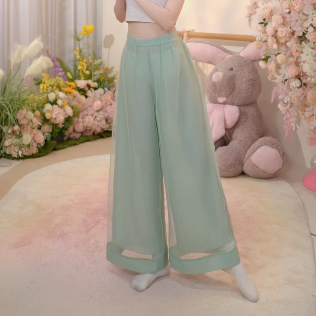 8105 D现代舞练功服成人女舞蹈裤宽松跳舞裤子新款古典