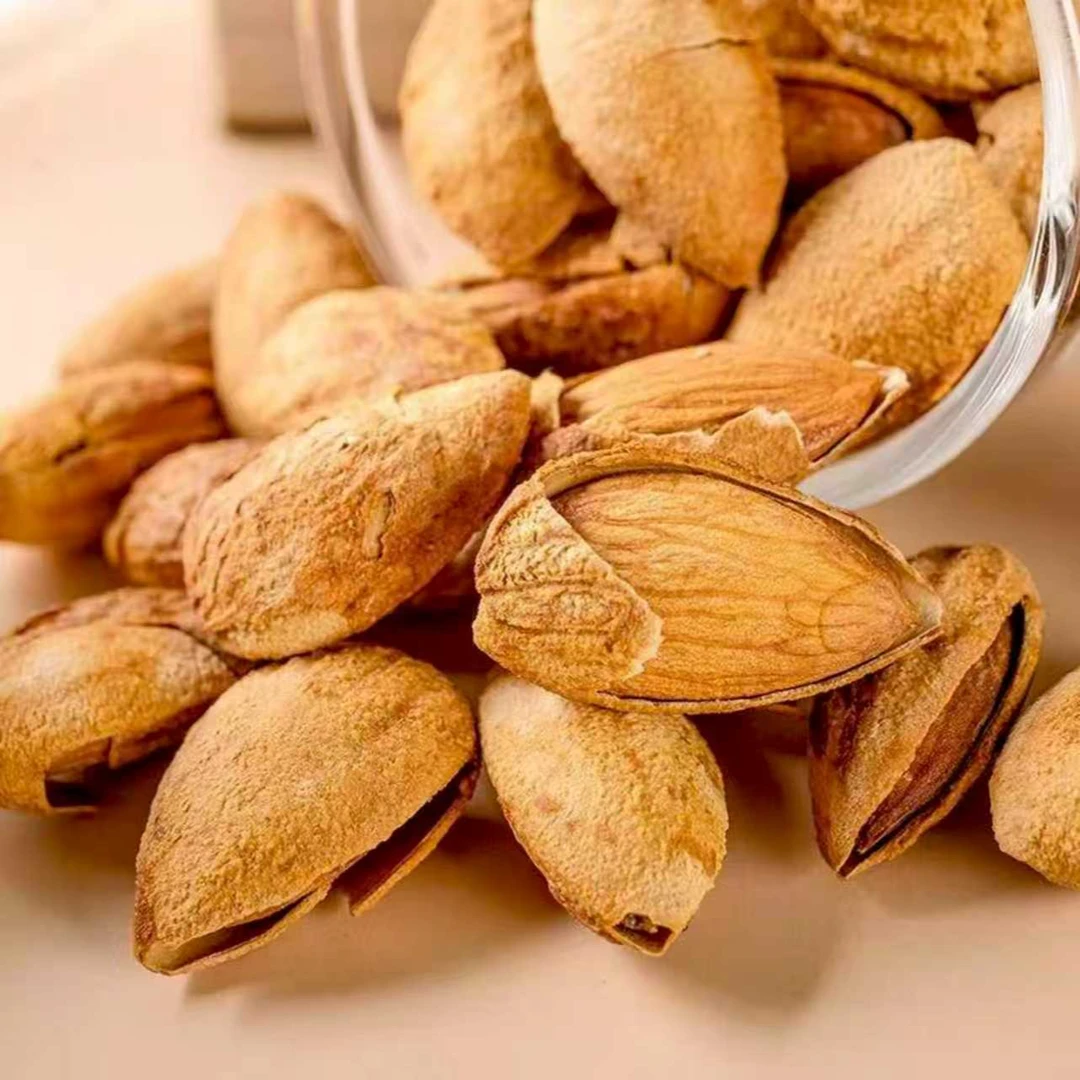 【到手四包】巴旦木大颗粒手剥坚果零食特产新货50克