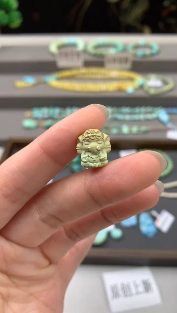 未镶嵌绿松石雕刻E133