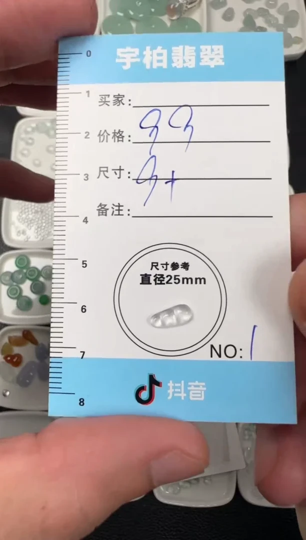 未镶嵌定制翡翠 天然A货翡翠+豆子01