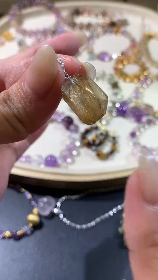 吊坠(不含链)银S925镶嵌水晶W159|380