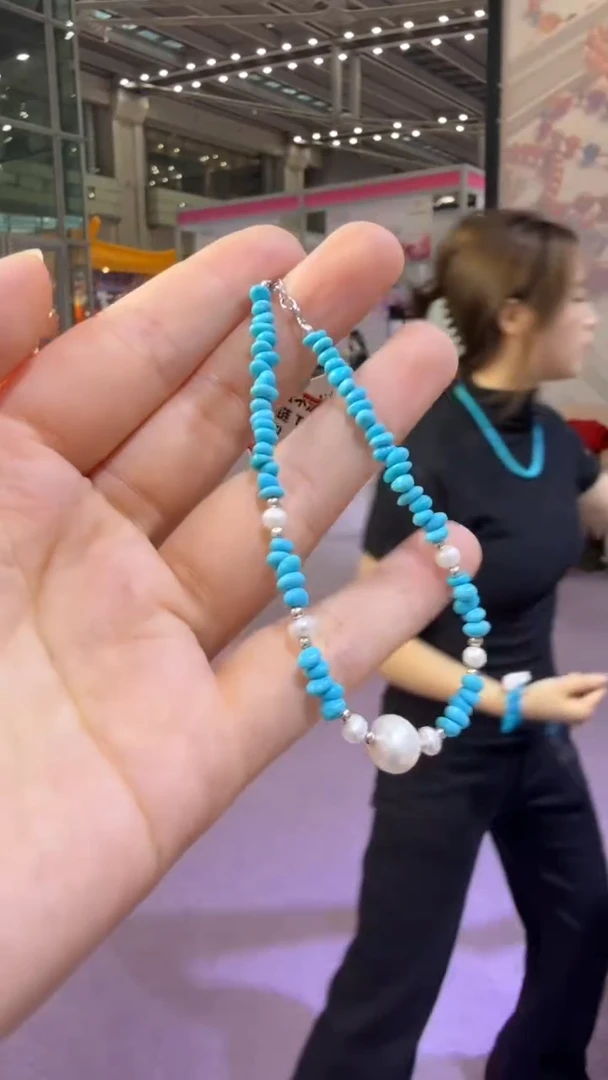 未镶嵌绿松石手链113秒拍号 假一罚三