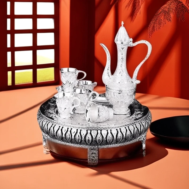 【粉丝福利】高脚孔雀凤尾水具套装送礼自用