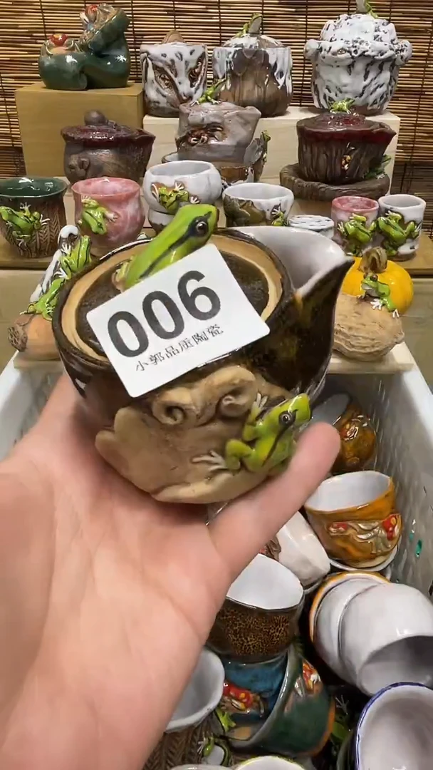 心****肠006精美粗陶手工柴烧