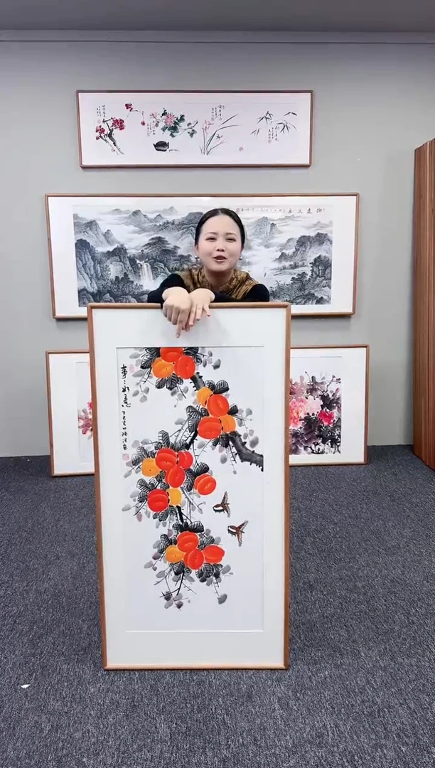 国画事事如意120*60