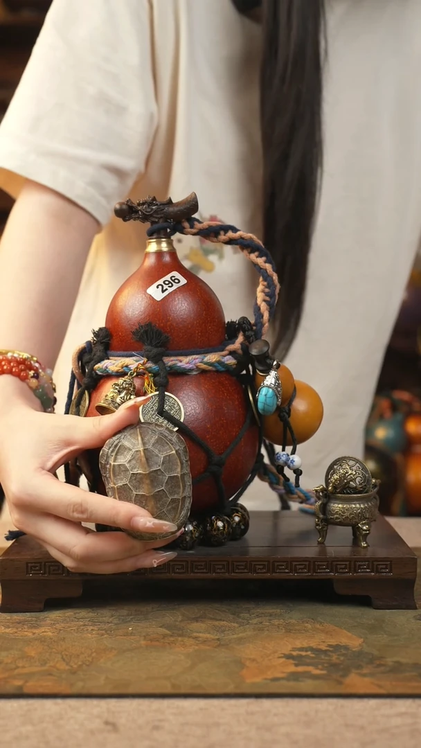 296大漆一物一拍记葫堂出品[不带手串】