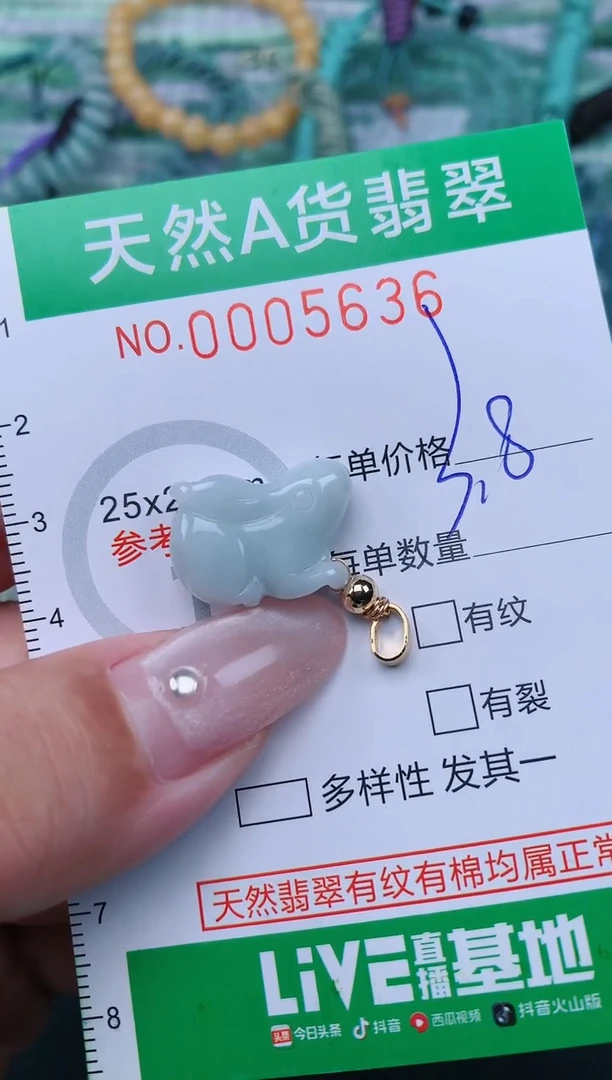 翡翠未镶嵌颈饰.0005636