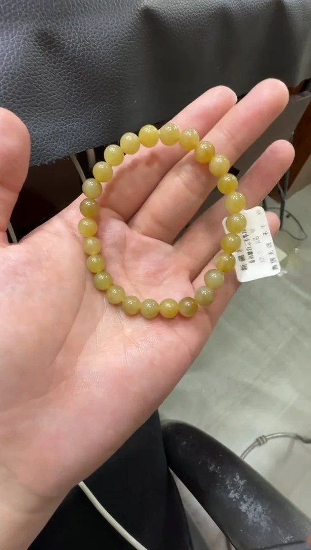 未镶嵌手串和田玉和田玉卡7手串（产地直发）