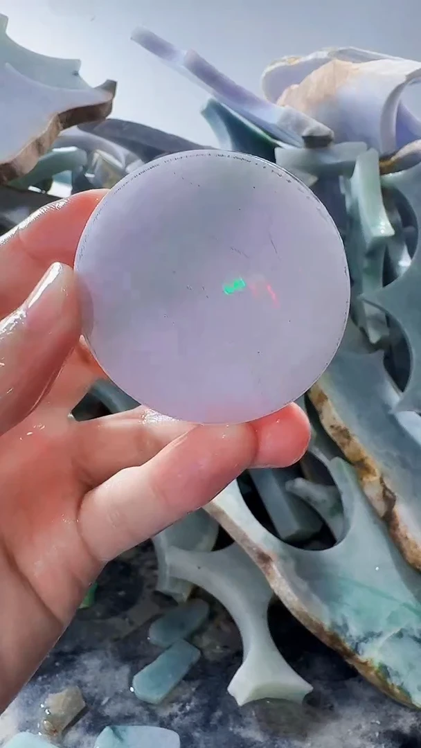 裸石翡翠缅甸翡翠A货文484