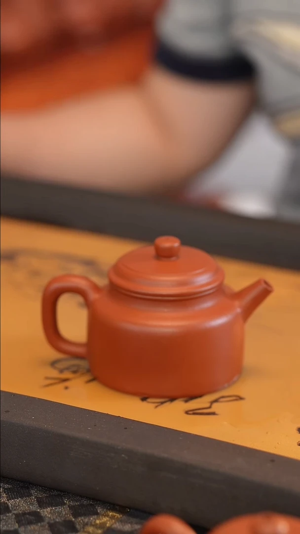 茶壶紫砂朱泥 半手工 德中 150cc