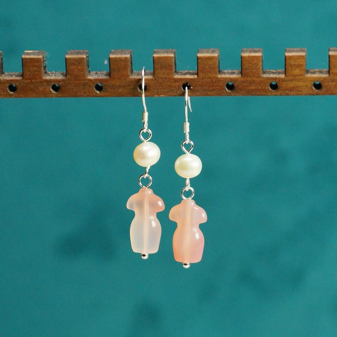 【旗袍】玛瑙时尚耳坠