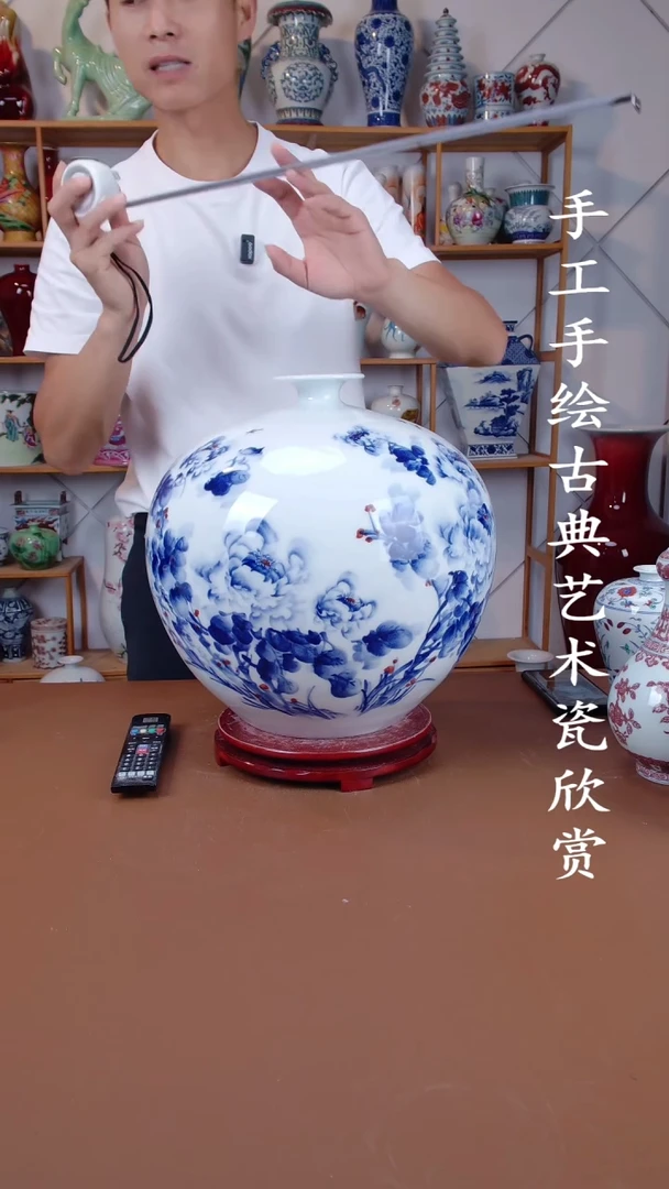 摆件景德镇手工手绘陶瓷摆件11