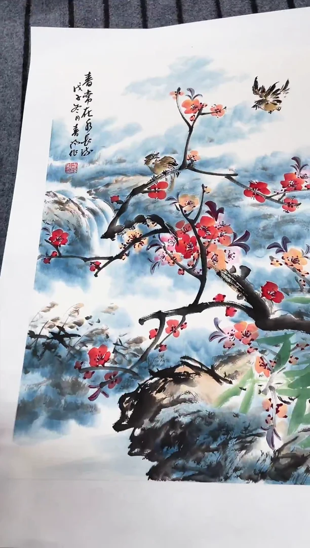 精品国画花鸟作品