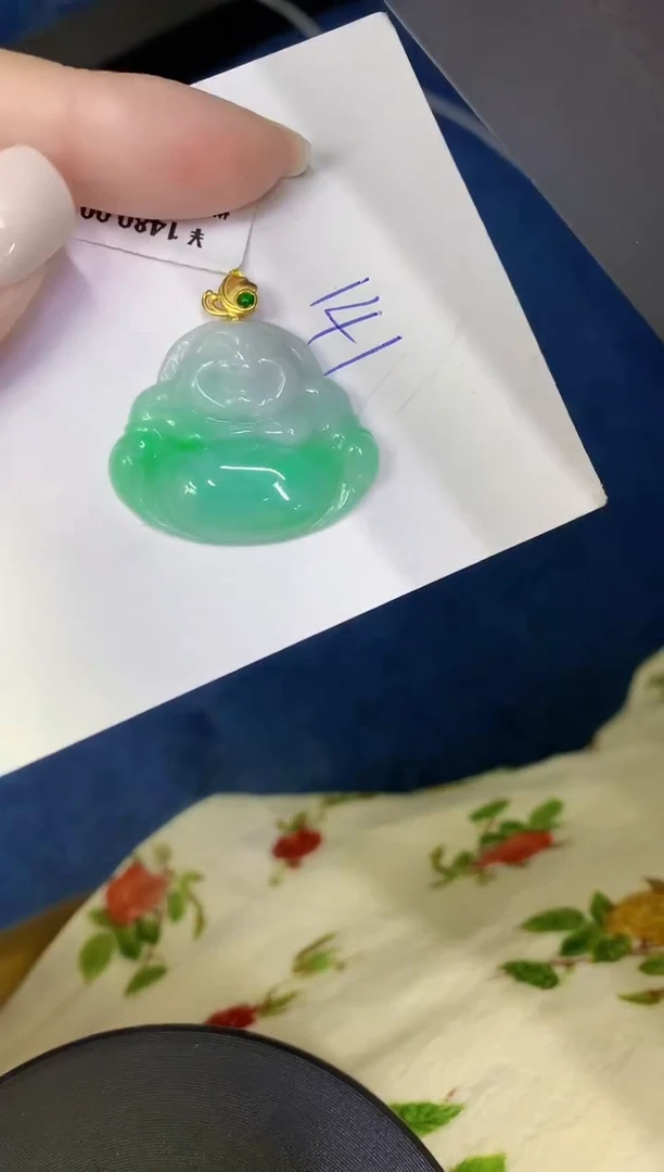 颈饰未镶嵌翡翠缅甸天然翡翠A货