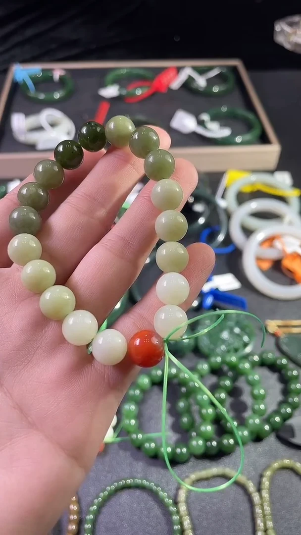 未镶嵌手链和田玉和田玉多宝卡10手串拍一发一多样性发其一