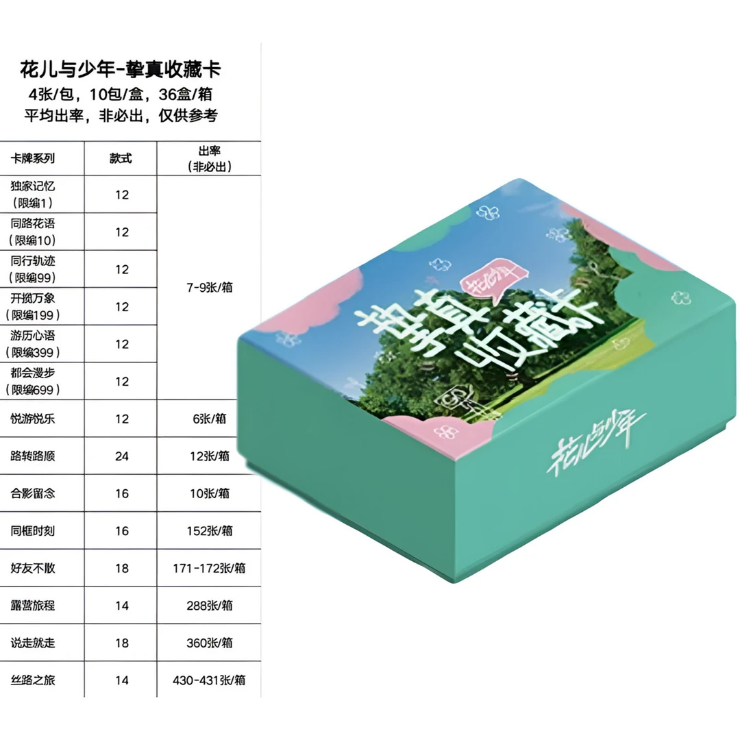 【非包】小芒-花儿与少年挚真收藏卡-盲盒（默认代拆）