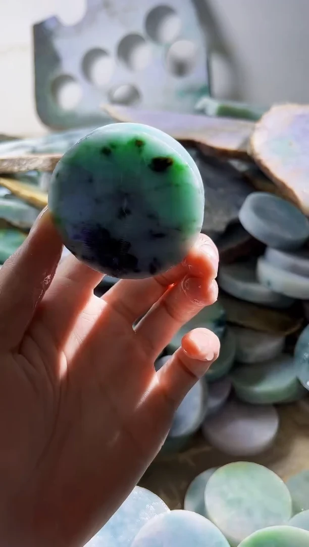 翡翠裸石缅甸翡翠A货陈253