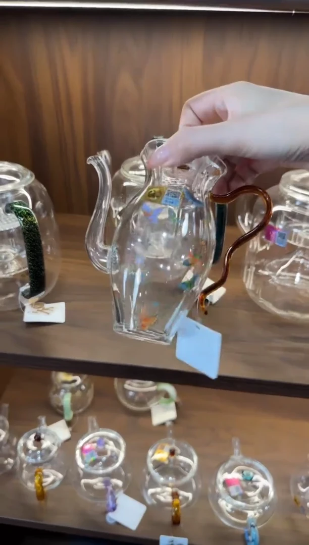 禾器 蝶恋花花容壶琥珀色