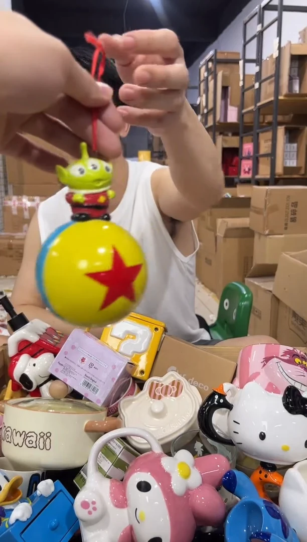 瓷片三眼仔皮克斯吊球