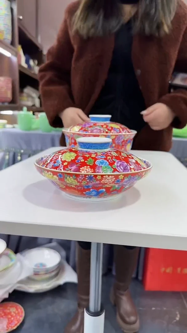 【闪购商品】瓷片7.5英寸【盖盘】1个景德镇陶瓷