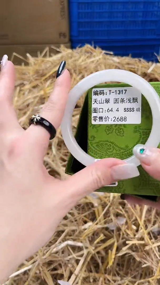 未镶嵌手镯石英质玉T-1317