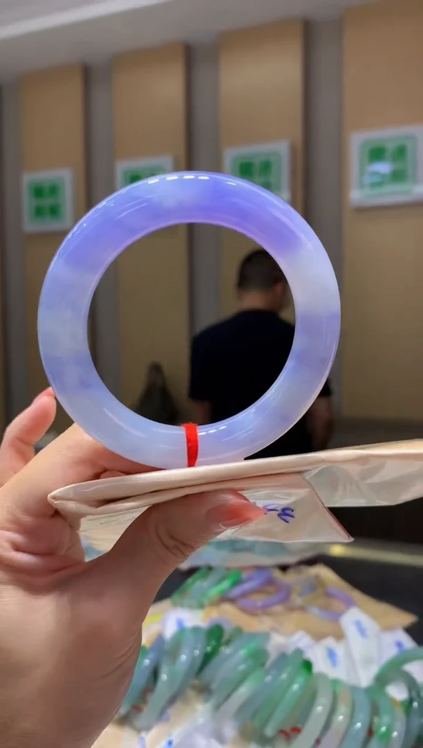 未镶嵌手镯翡翠-Q33 圈口57.4