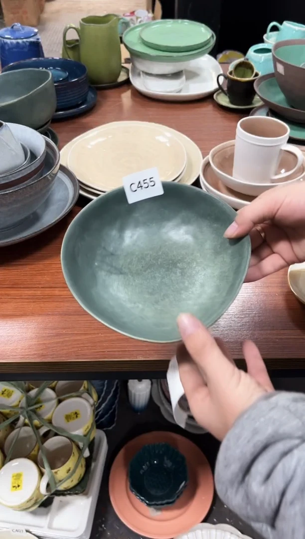 瓷片C455一盘一碗