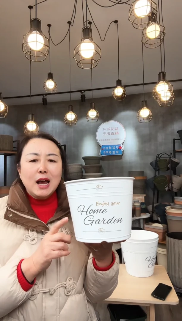 【闪购商品】塑料8寸罗斯玛丽字母白 4只