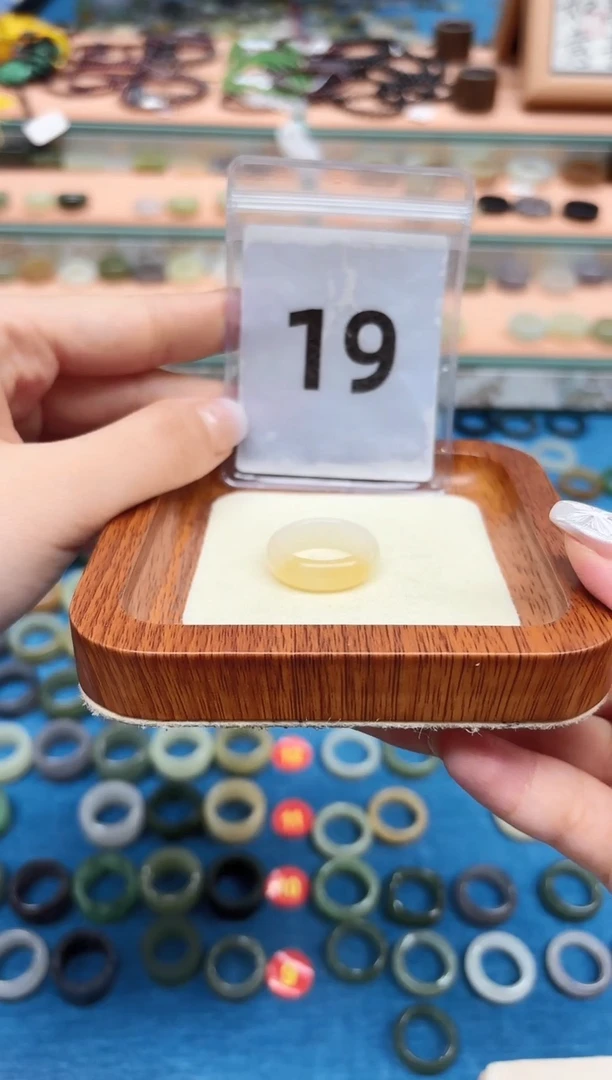 和田玉戒指未镶嵌16号