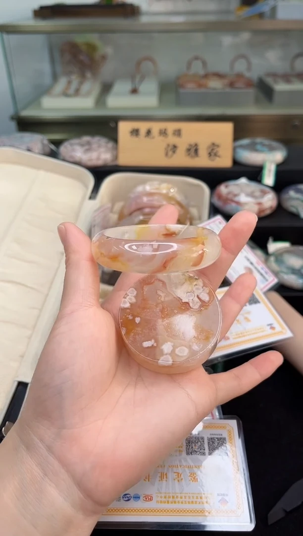 未镶嵌手镯石英质玉55圈口（赠品镯心）39310153