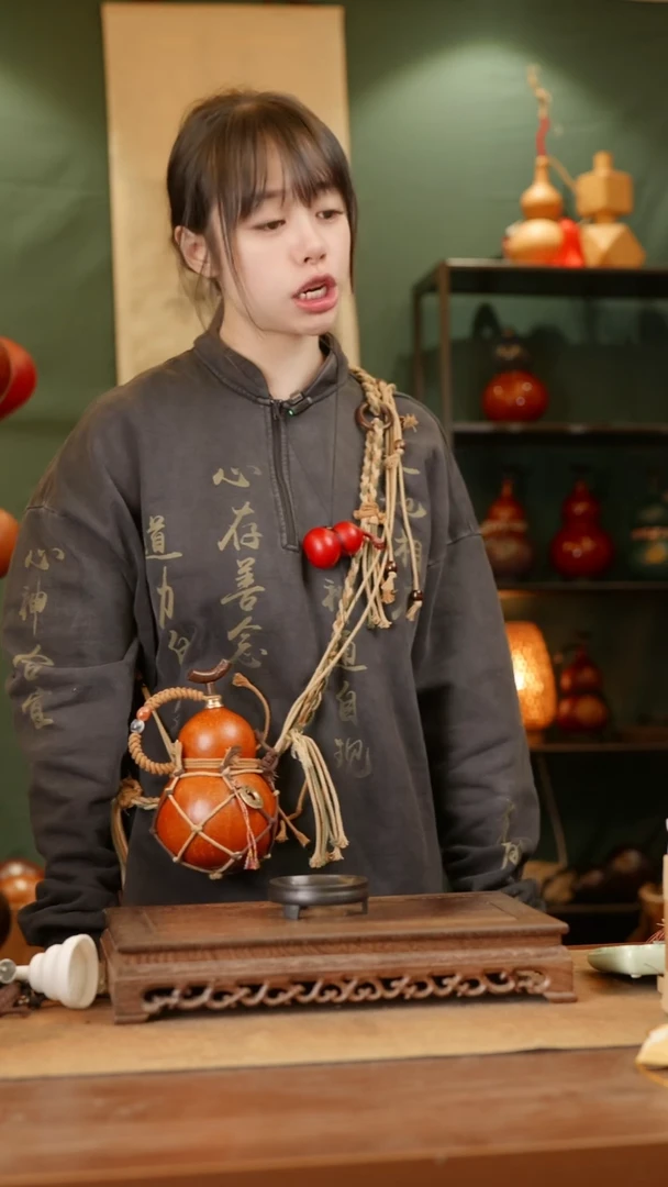 160号精品天然大漆酒葫芦一物一拍~