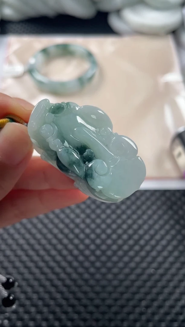 颈饰未镶嵌翡翠基地发货H 9362 貔貅