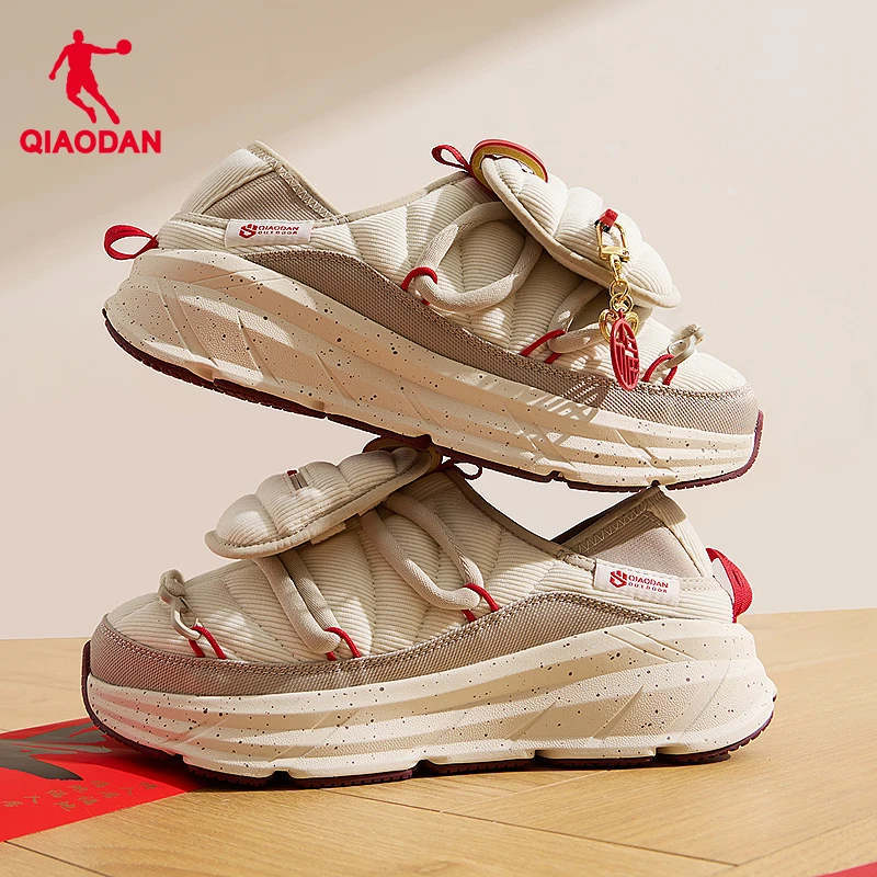 乔丹可颂面包鞋2025秋季男鞋新款一脚蹬慵懒鞋子百搭休闲鞋