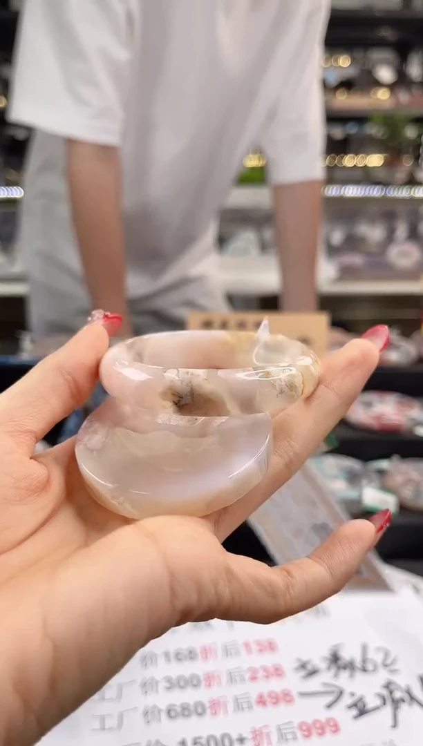 未镶嵌手镯石英质玉54圈口（赠品镯心）1507359