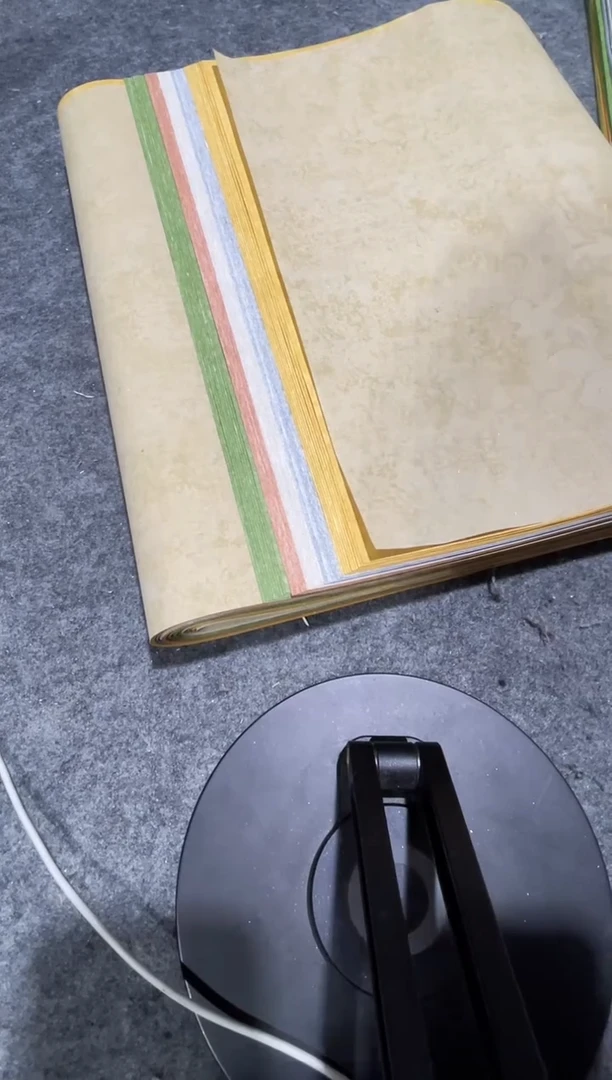 四尺对开粉连虎皮纹50张