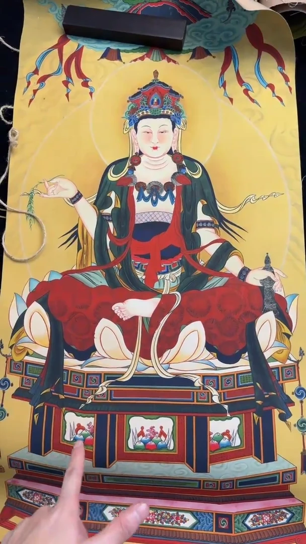 装裱画唐卡艺术精美绘画作品TK16113