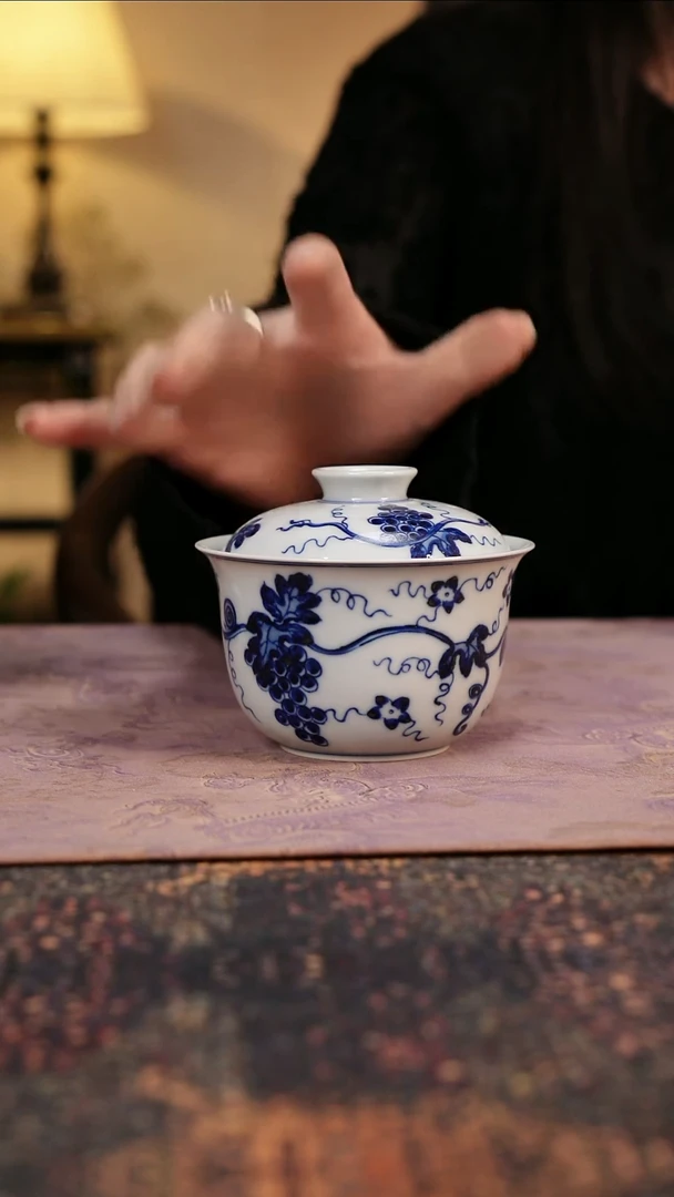 杯景德镇陶瓷杯碗柴烧多人