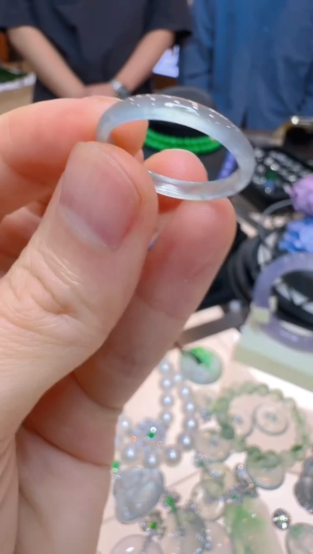 翡翠戒圈未镶嵌多样性团购发一件