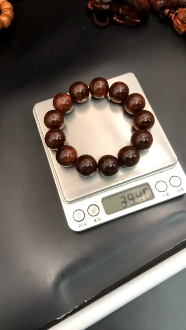 黄花梨/降香黄檀手串/手链l*海黄野紫油1.8高油精串