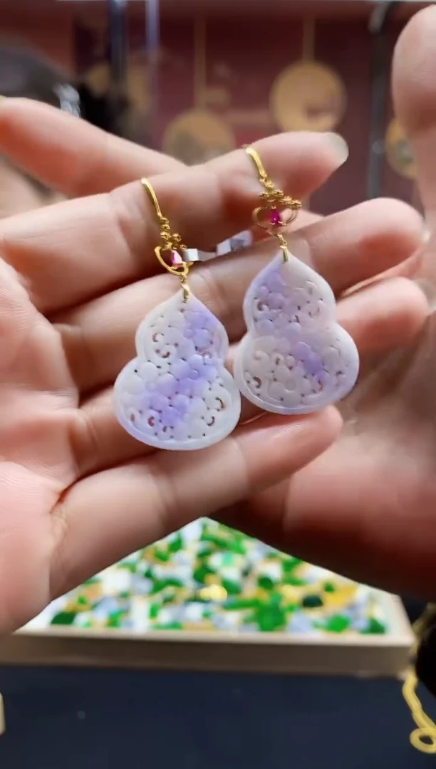 颈饰未镶嵌翡翠翡翠耳饰57