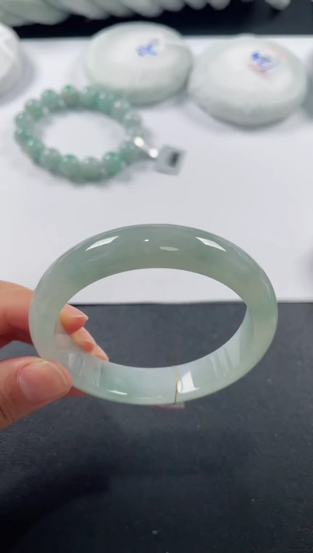 未镶嵌手镯翡翠基地发货H 0739 54+