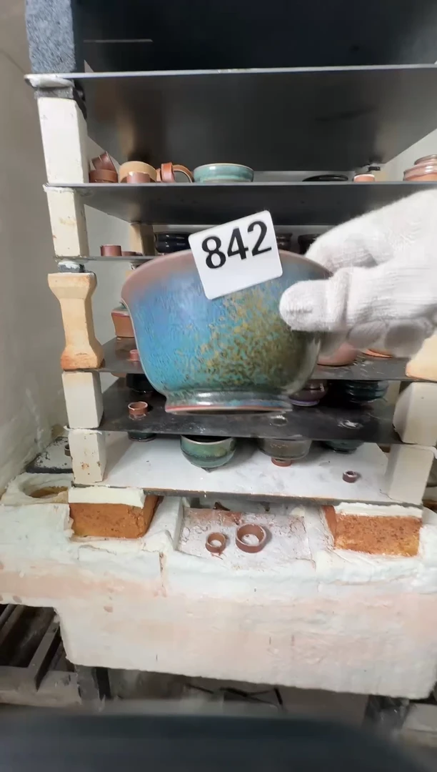 瓶钧瓷蘭山窑手工茶器842全品