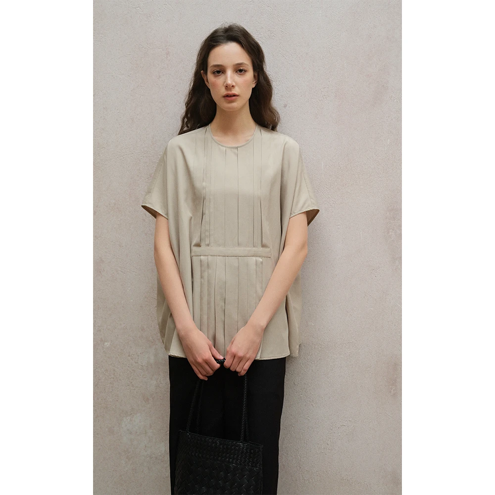 LA CALLA静香T日系圆领上衣OY-M-5337